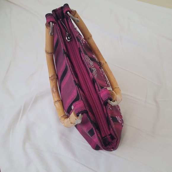 Bamboo-handled handbag - Picture 4 of 4